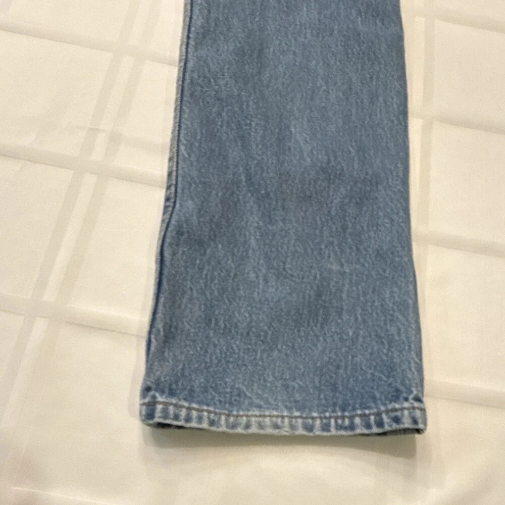 Vintage 90s Levi's 501 Button Fly Jeans 32x34 Made in USA Stonewash Blue